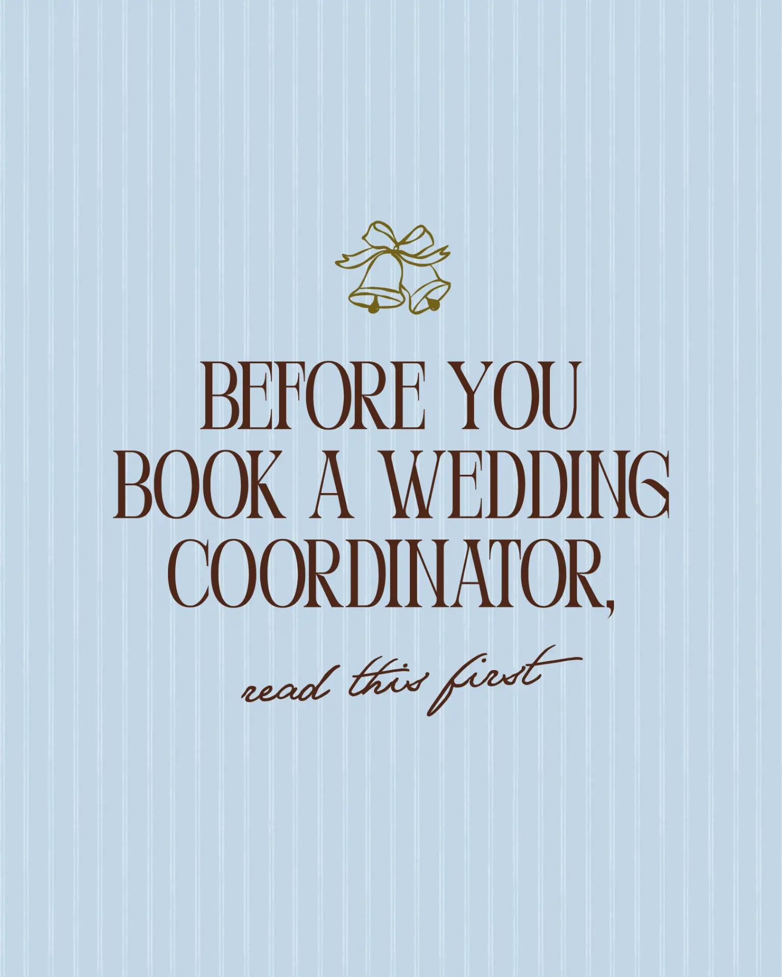 Before you book a wedding coordinator template