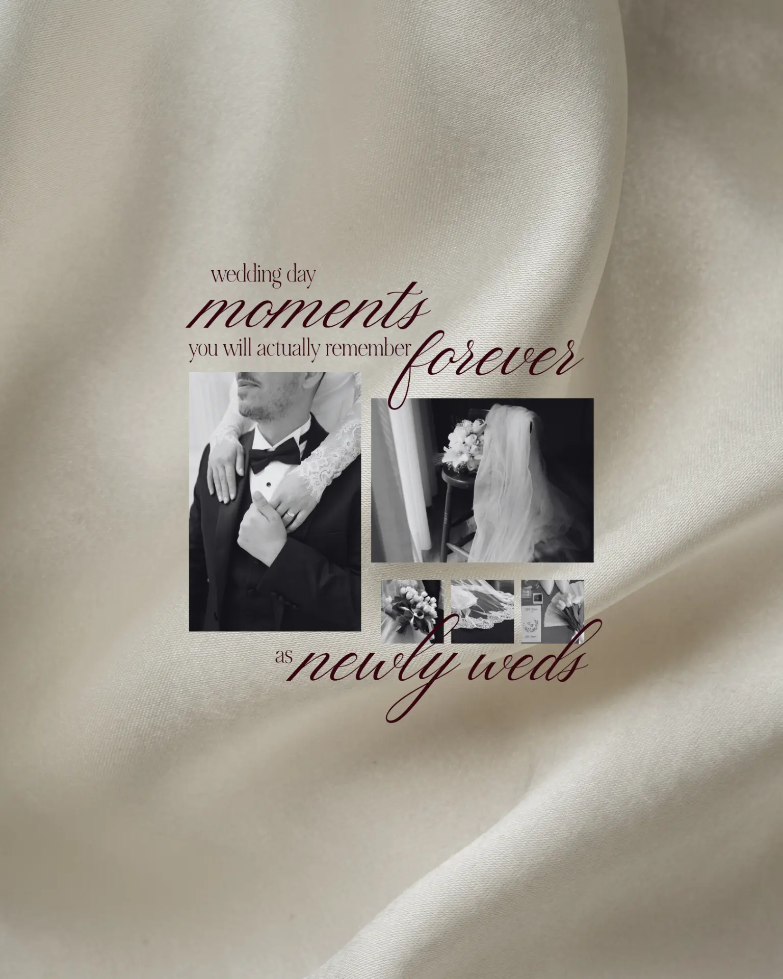 Wedding day moments template